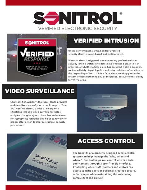 sonitrol verified electronic security|Verified Audio & Video Intrusion .
